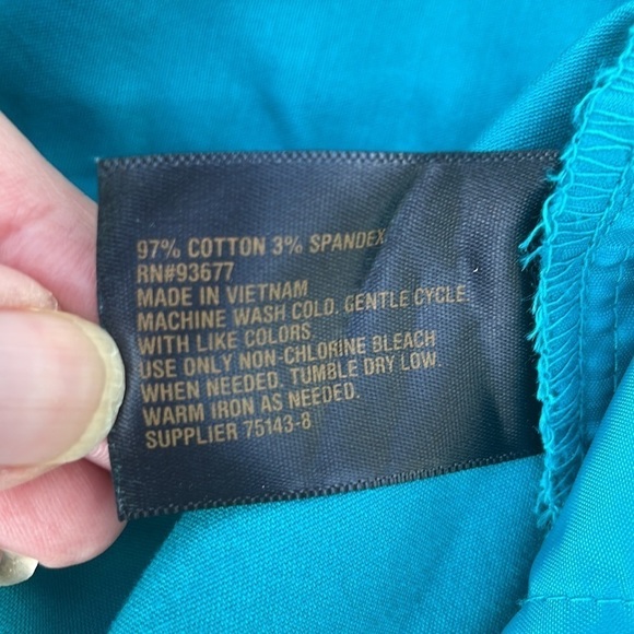 Worthington Teal Slim Fit Long Pants - Picture 7 of 7